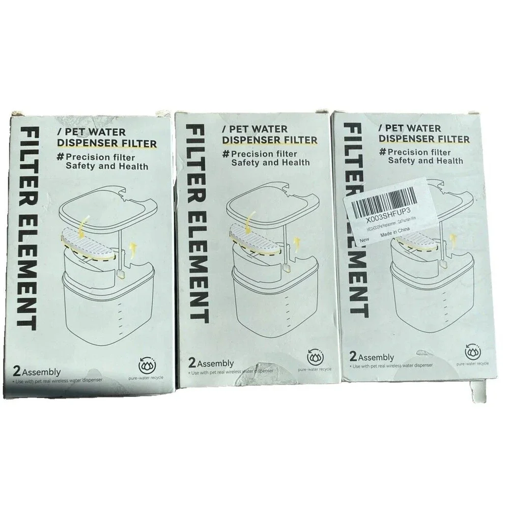 Cat Water Fountain Filters 6 Pack Replacement Filters Automatic Cat Fountain